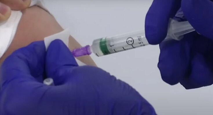 Вакцинація. Фото: скріншот YouTube-відео