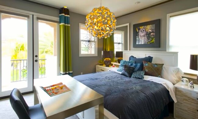 Спальня. Фото: YouTube