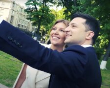 Володимир і Олена Зеленські. Фото: скріншот YouTube-відео