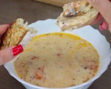 Сливочный томатный суп, кадр из видео