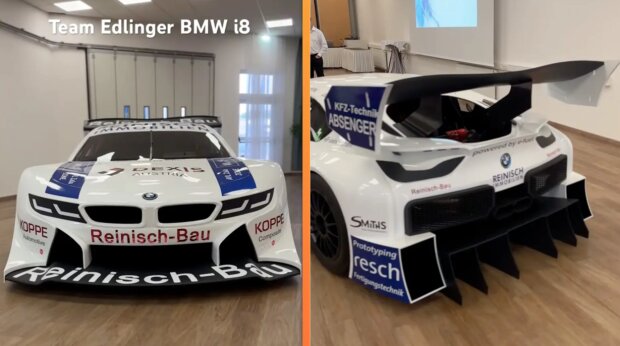 BMW i8 hybrid sports car