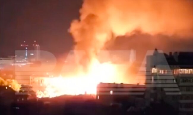 Вибух дрону в Ростові: скрін з відео