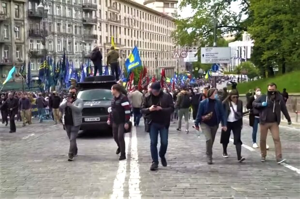 Протесты в Киеве. YouTube