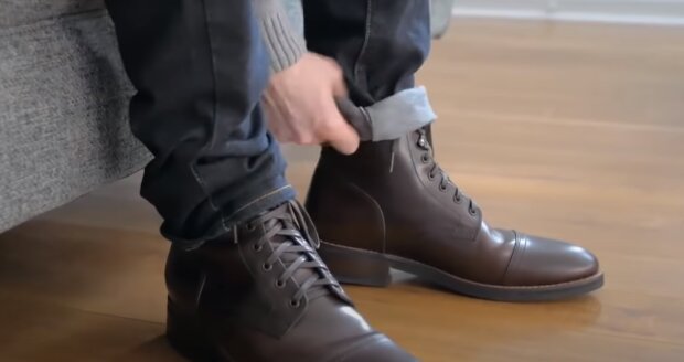 Ботинки: скрин с видео