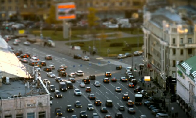 Киев. Скриншот с видео на Youtube