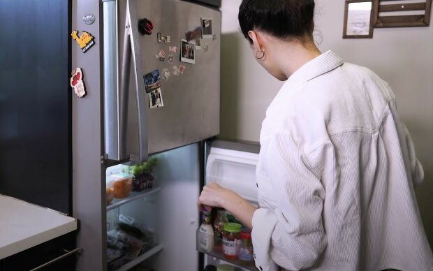 Продукти в холодильнику. Фото: скріншот YouTube-відео