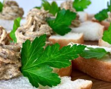 Грибний паштет із хріном