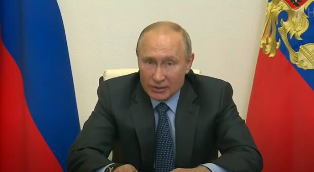 Президент России Владимир Путин. Скриншот видео