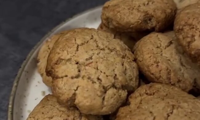 Овсяное печенье, кадр из видео