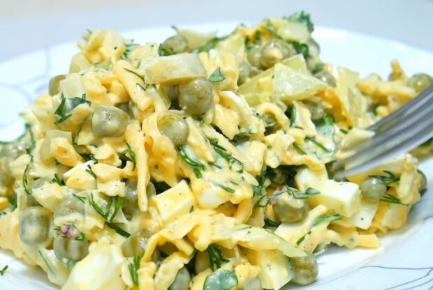 Салат за 5 хвилин, кадр з відео