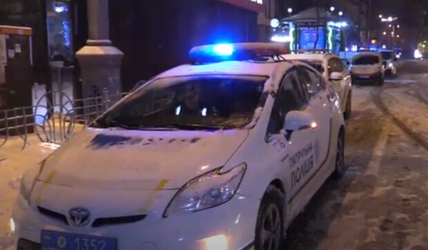 Полиция в Киеве. Фото: скриншот YouTube-видео