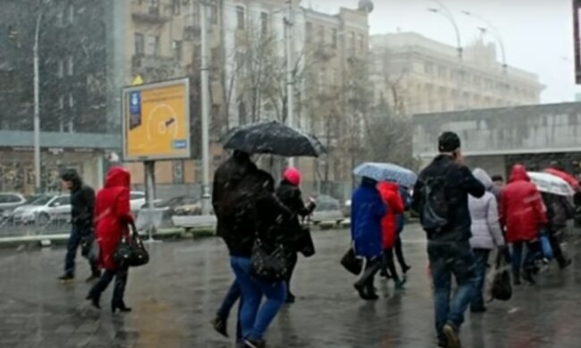 Негода. Фото: скріншот YouTubе