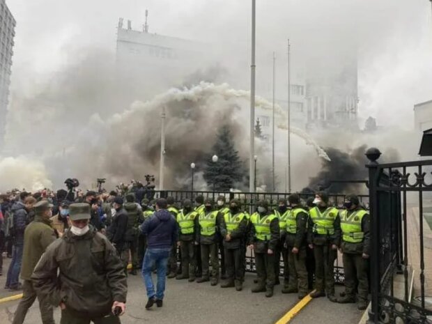 Протест в Киеве. Фото: Telegram-канал Харьков News