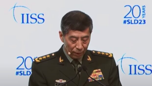 Министр обороны Китая: скрин с видео