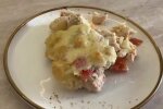 Запеканка с курицей и ананасами, кадр из видео