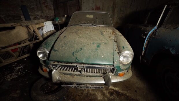 Стояли в заростях: блогери знайшли посеред поля занедбану колекцію старих авто