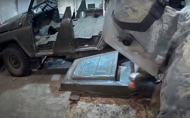 Переробка УАЗ-469. Фото: скріншот YouTube-відео.