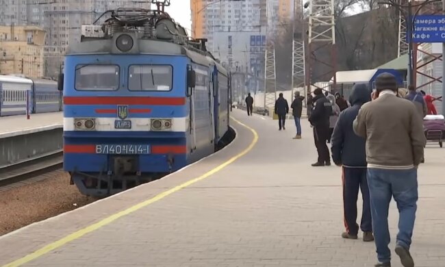 Поїзд. Фото: скріншот YouTube-відео