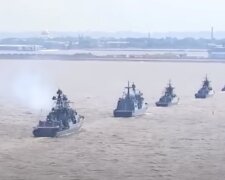 Российский флот: скрин с видео