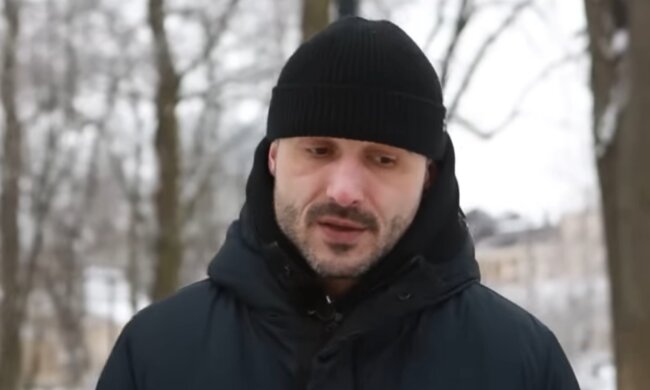 Андрій Федінчик, кадр з інтерв'ю