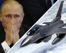 Володимир Путин та літаки НАТО, фото: коллаж Hyser