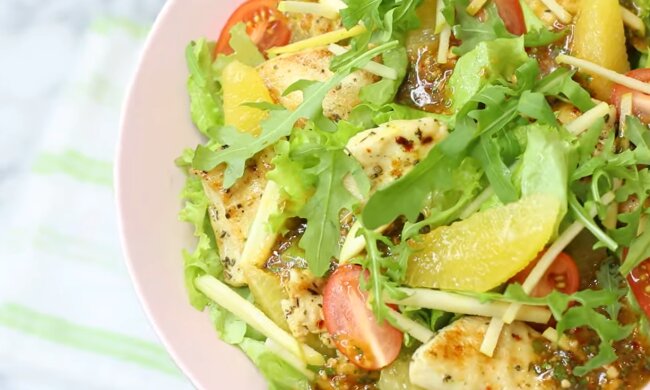 Салат. Фото: YouTube