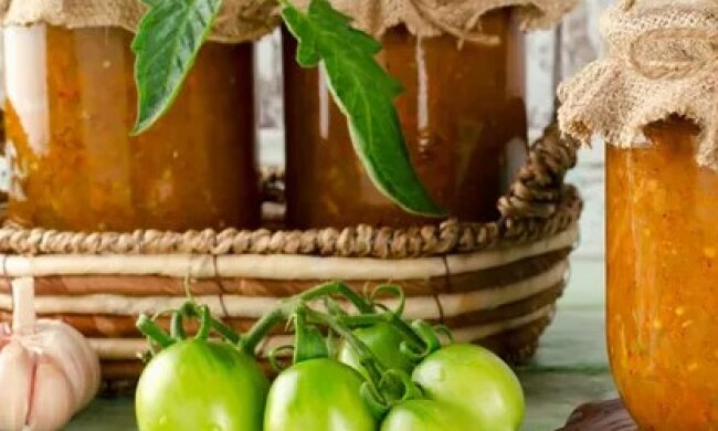 Икра из зеленых помидоров, фото: youtube.com