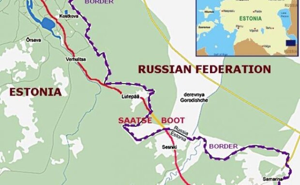 Граница России и Эстонии, фото: youtube.com
