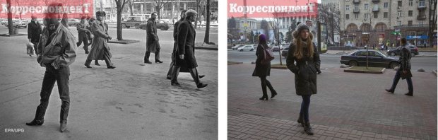 Тогда и сейчас. Фотопроект Киев, Павел Пащенко