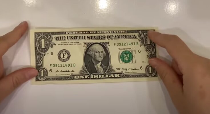Доллар: скрин с видео