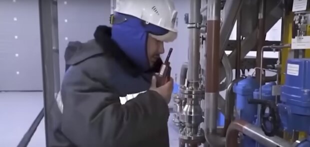 Газпром: скрин с видео