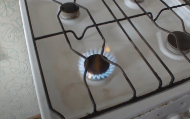 Газова плита. Фото: скріншот YouTube-відео