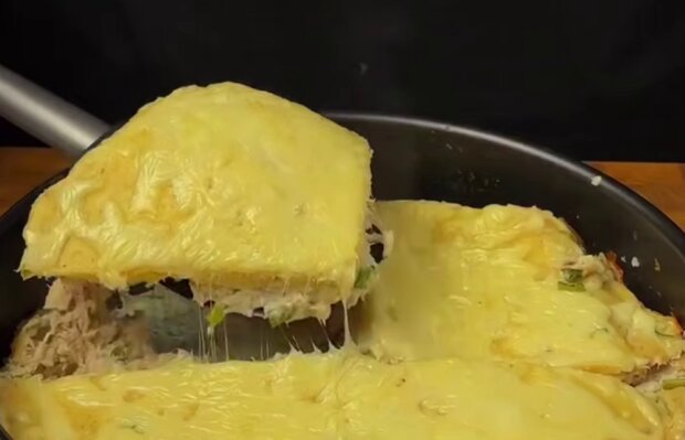 Пиріг з тунцем, кадр з відео