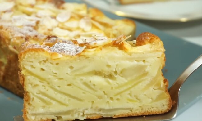 Французький пиріг яблучний, фото: youtube.com