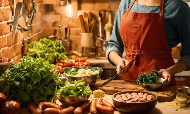 Такий салат "Олів'є" гості розмітять за один вечір: спробуйте замість ковбаси додати цей соковитий інгредієнт