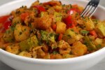 Овощное рагу с курицей