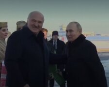 Путин и Лукашенко: скрин с видео