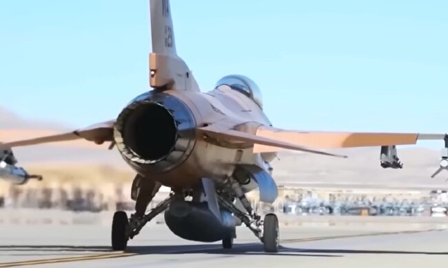 Истребитель F-16. Фото: YouTube