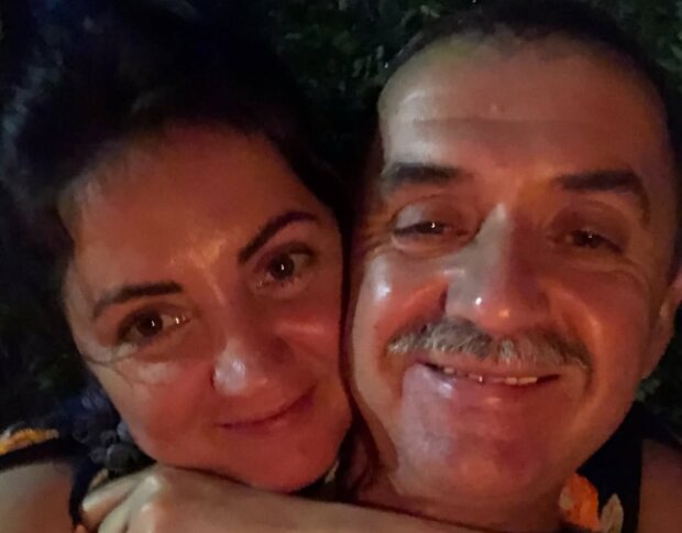 Оля Цибульська з батьком, фото із соцмереж