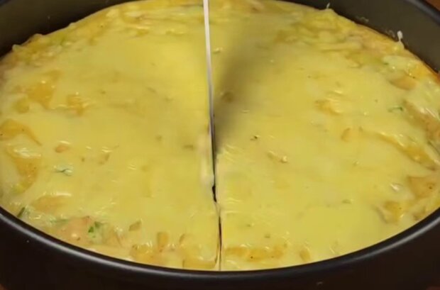 Пиріг з тунцем, кадр з відео