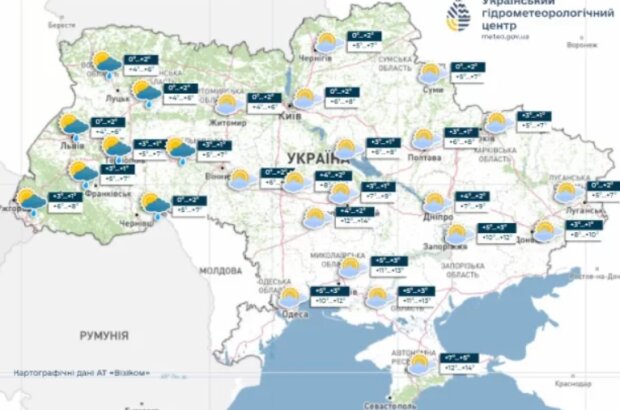 Погода в Украине