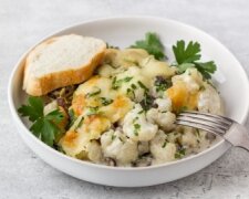 Полезно и очень аппетитно: рецепт цветной капусты с грибами и сливочным соусом