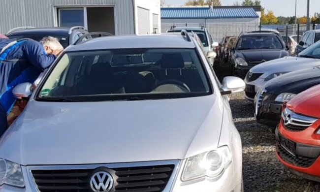 Любовь и «железные» голуби. В Черновцах из автомобилей «сложили» карту Украины