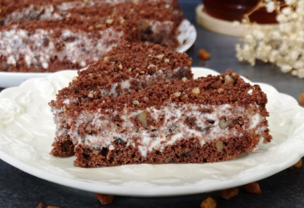 Повітряний шок-торт "Їжа богів", кадр з відео