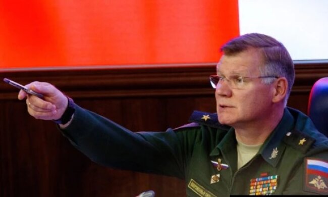 Офіційний представник Міноборони Росії Ігор Конашенков, фото: youtube.com
