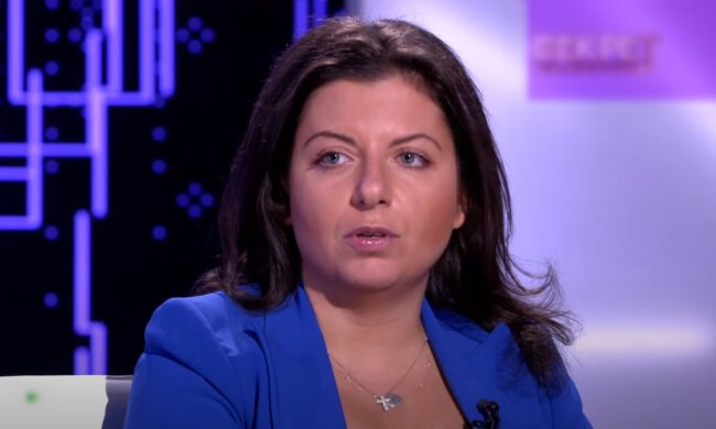 Российская пропагандистка Маргарита Симоньян. Скриншот с видео на Youtube