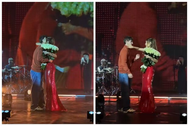 Тіна Кароль із сином, кадр з відео