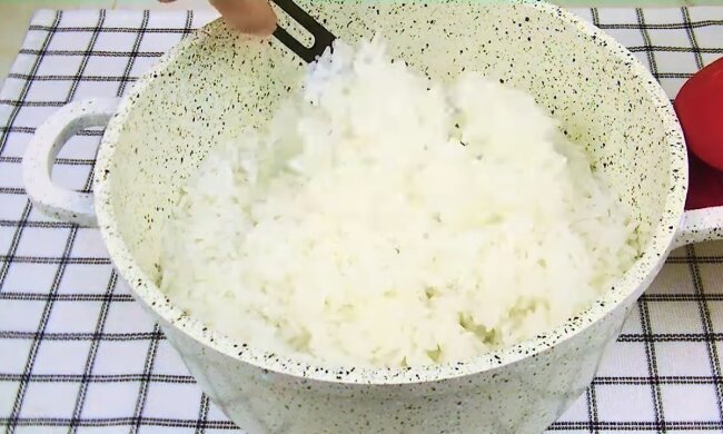 Белый рис. Фото: скриншот: Youtube-видео