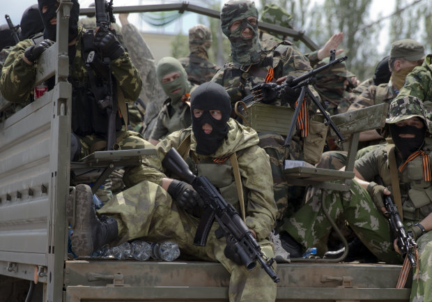 Российские оккупанты на Донбассе