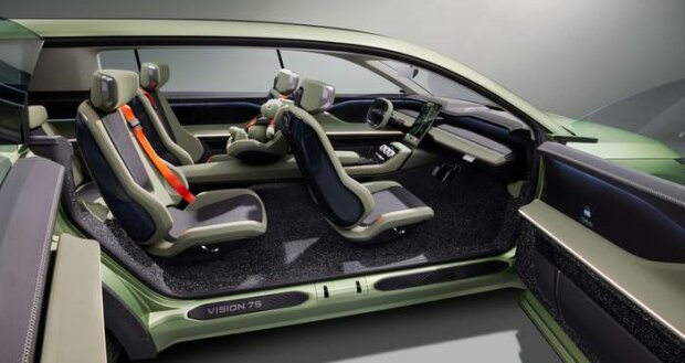 Skoda официально показала футуристический электромобиль Vision 7S